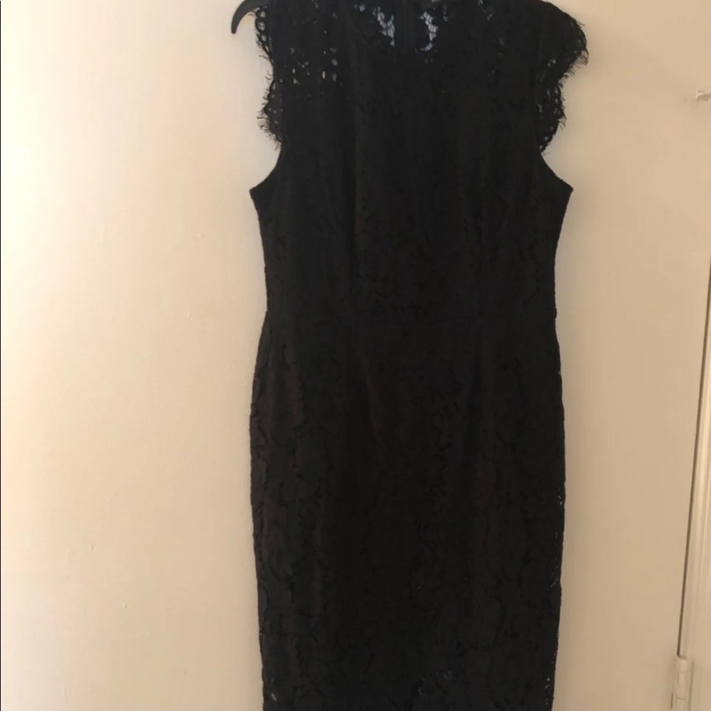 Black lace dress